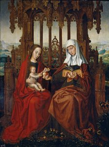 The Virgin and Child with Saint Anne
