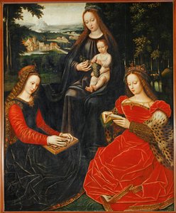 Virgin and Child with Saint Catherine and Saint Barbara