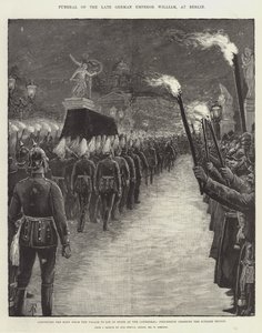 Funeral of the Late German Emperor William, at Berlin by Amedee Forestier