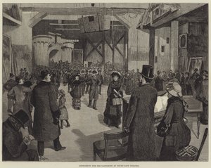 Rehearsing for the Pantomime at Drury-Lane Theatre by Amedee Forestier