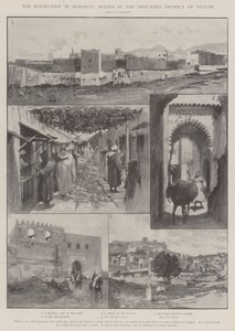 The Revolution in Morocco, Scenes in the Disturbed District of Tetuan by Amedee Forestier