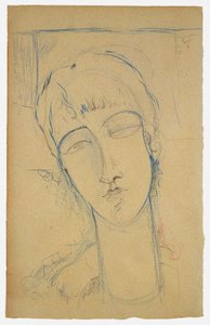 Anna Akhmatova Portrait of a Red Woman by Amedeo Modigliani