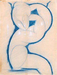 Caryatid by Amedeo Modigliani