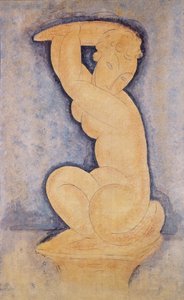 Caryatid by Amedeo Modigliani