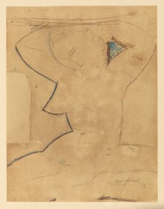 Caryatid with Pointed Breast by Amedeo Modigliani
