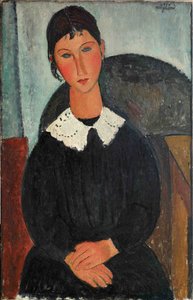 Elvire with the White Collar, 1917-1918