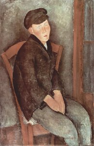 Seated Boy with Hat