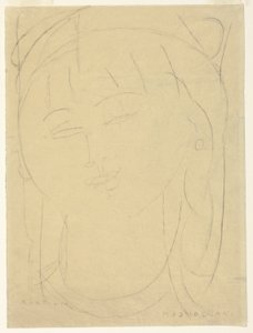 Head of Anatolia by Amedeo Modigliani