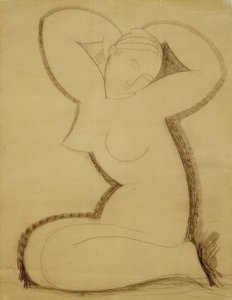 Caryatid by Amedeo Modigliani