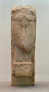 Head of a Woman by Amedeo Modigliani