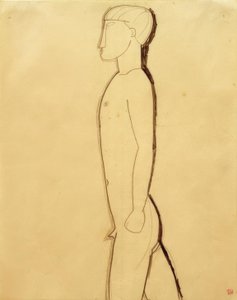 Man in Profile by Amedeo Modigliani