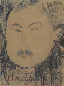 Portrait of Adolphe Basler, c.1916 by Amedeo Modigliani