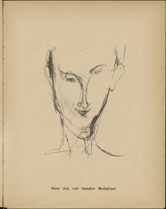 Portrait of Hans Arp, 1916