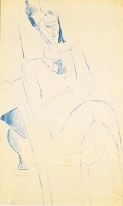 Portrait of Jean Cocteau by Amedeo Modigliani