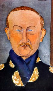 Portrait of Léon Bakst by Amedeo Modigliani