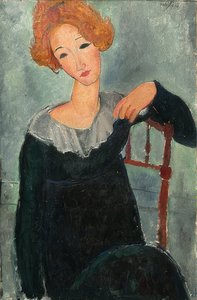 Red-Haired Woman by Amedeo Modigliani