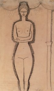 Standing Nude by Amedeo Modigliani
