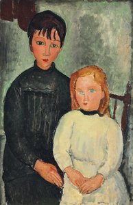 Two Girls by Amedeo Modigliani