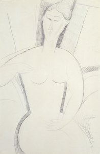 Woman Sitting Down by Amedeo Modigliani