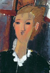 Young Woman in a Small Ruff by Amedeo Modigliani