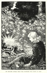 He became aware that the Basilisk was close by him by Amelia M. (attr.to) Bowerley or Bauerle