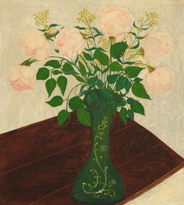Pink Roses by American 19th Century