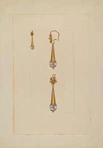 Earrings by American 20th Century