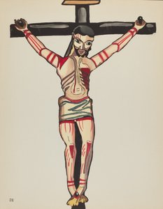 Plate 26: Christ Crucified: From Portfolio "Spanish Colonial Designs of New Mexico" by American 20th Century