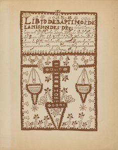 Jemez Book of Baptisms (Plate 2) by American 20th Century