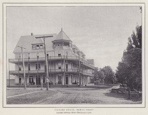 Jamestown, NY: Pickard House, Bemus Point by American Photographer (after)