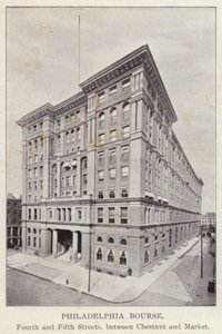 Philadelphia: Philadelphia Bourse, Fourth and Fifth Streets, between Chestnut and Market by American Photographer (after)