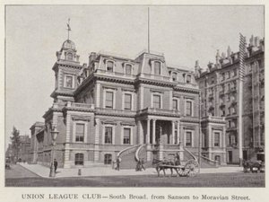 Philadelphia: Union League Club, South Broad, from Sansom to Moravian Street