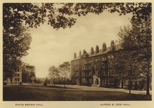Princeton University: David Brown Hall; Alfred B Dod Hall by American Photographer (after)