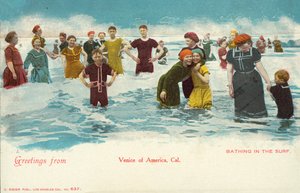 Bathing in the Surf by American Photographer