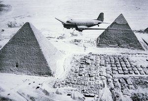 C-47 Flying Over Egypt
