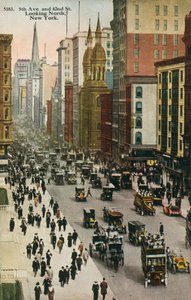 Fifth Avenue and 42nd Street, New York