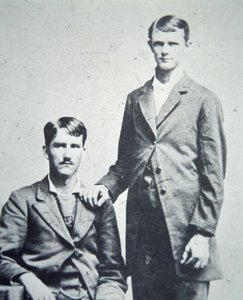 Frank (1843-1915) and Jesse James (1847-82) c.1870