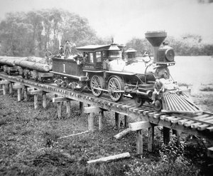 Freight Train, Coss County, Oregon, c.1880
