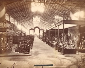 French Section, Main Building, Centennial International Exhibition, Philadelphia, 1876