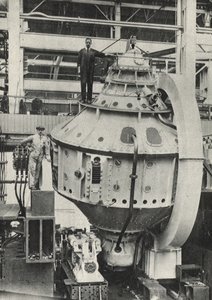 Gyro Stabiliser from the Italian Liner Conte di Savoia by American Photographer