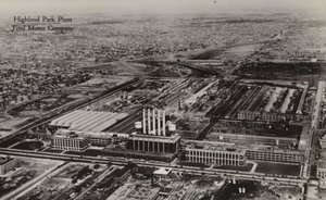 Highland Park Plant, Ford Motor Company, Detroit, Michigan by American Photographer