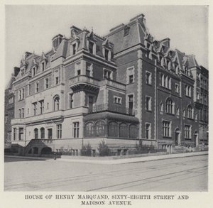 House of Henry Marquand, Sixty-Eighth Street and Madison Avenue by American Photographer
