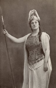 Lillian Nordica as Brunnhilde in Die Walkure by American Photographer