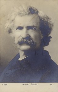 Mark Twain, American Writer by American Photographer