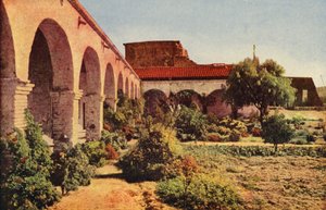 Mission San Juan Capistrano Near San Diego by American Photographer