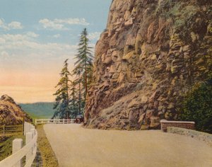 Near Little Jack Falls, Lower Columbia River Highway by American Photographer