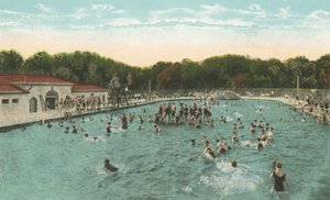 New Orleans: City Park Swimming Pool by American Photographer