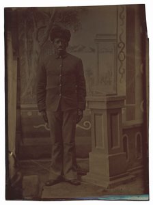 Portrait of a Soldier, c. 1880 by American Photographer