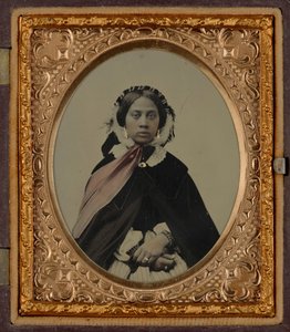 Portrait of a Woman, Possibly Josephine Folks by American Photographer