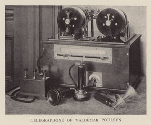 Telegraphone of Valdemar Poulsen by American Photographer